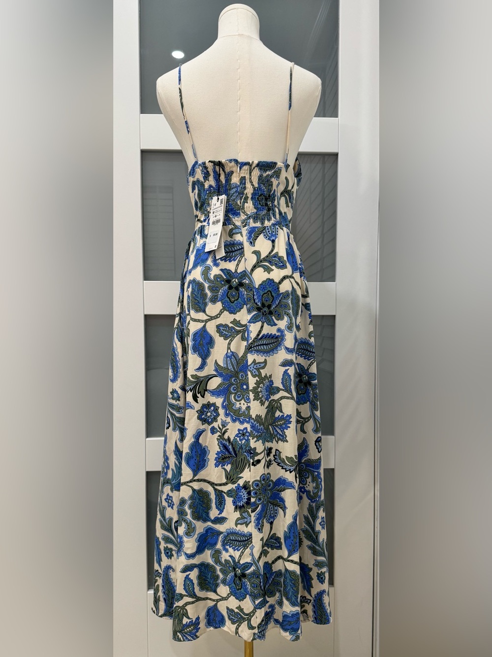 Zara The June Dress Blue Floral Maxi Dress NWT M $69.90 - Picture 2 of 9